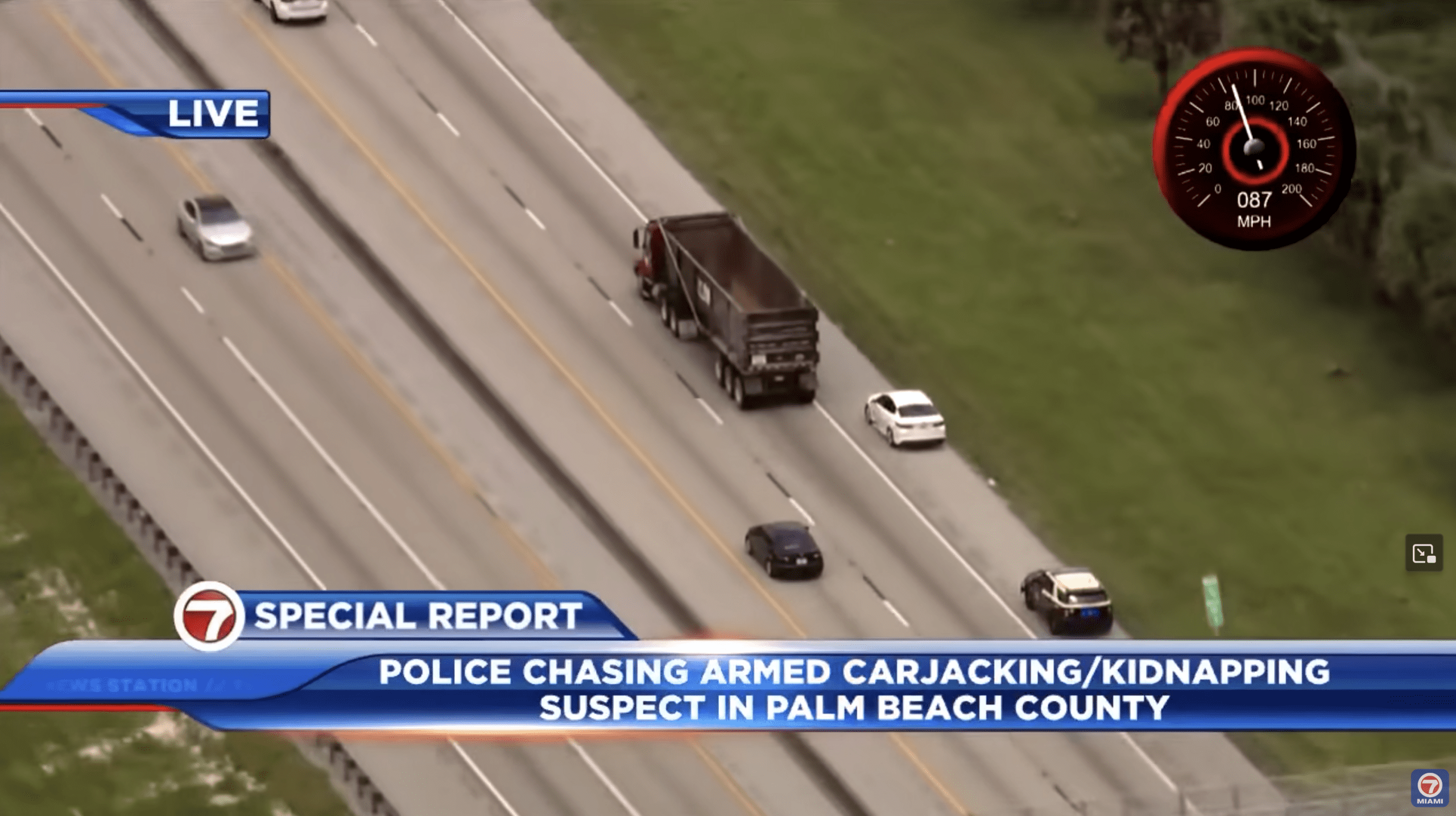 car jacking leads to police chase
